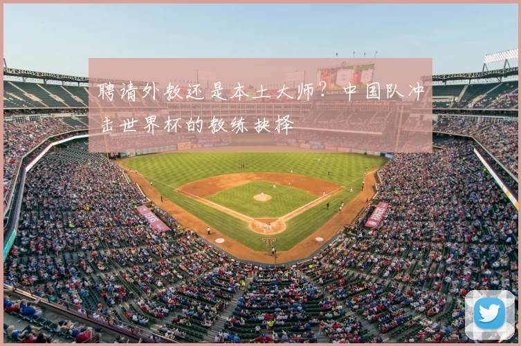 聘请外教还是本土大师？中国队冲击世界杯的教练抉择